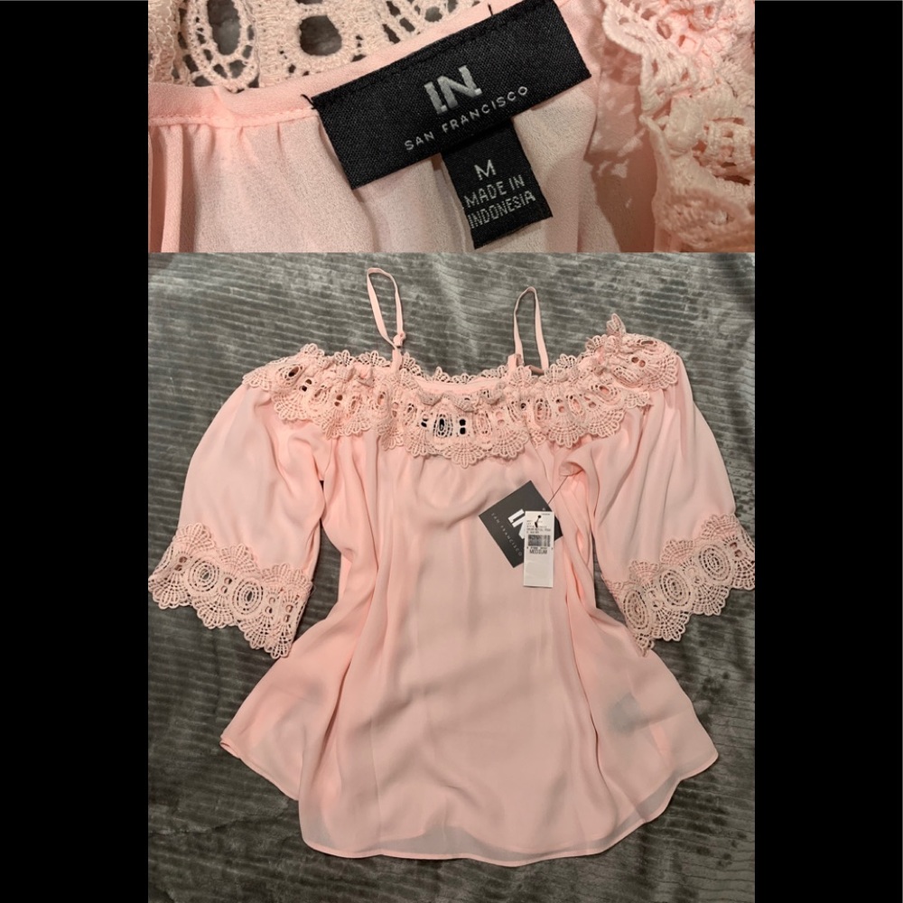 Soft pink blouse